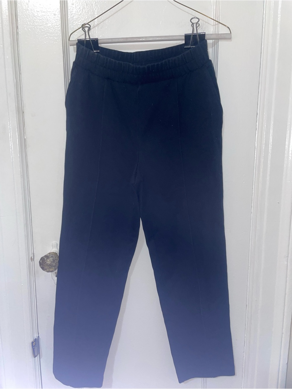 a new day Navy Elastic-Waist Straight-Leg Joggers